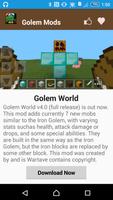 Golem Mod For MCPE. screenshot 2