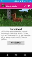 Horse Mod For MCPE. स्क्रीनशॉट 2