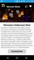 برنامه‌نما Monster Mod For MCPE. عکس از صفحه