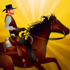 Cowboy Horseback Riding Race ícone
