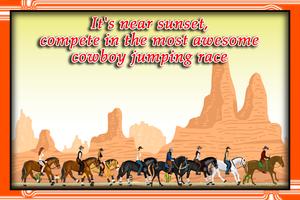 Cowboy Horseback Riding Race Ekran Görüntüsü 1