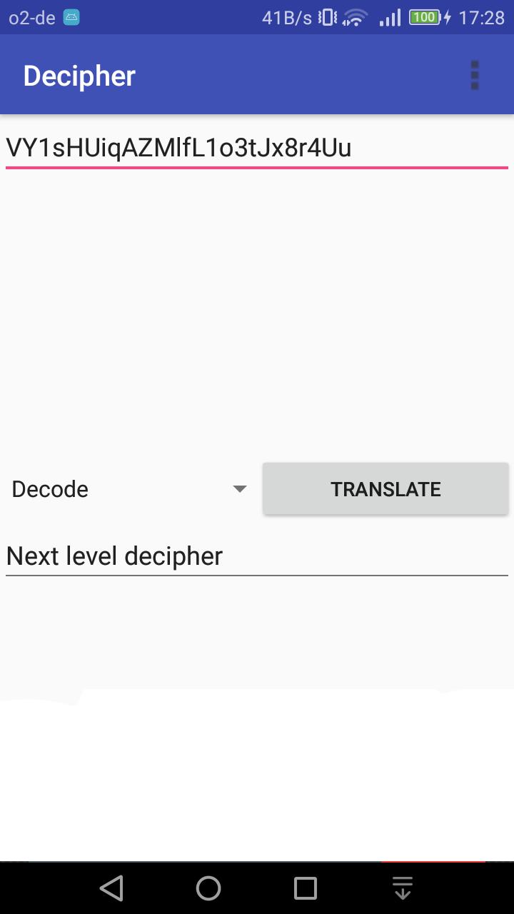 Decode перевод