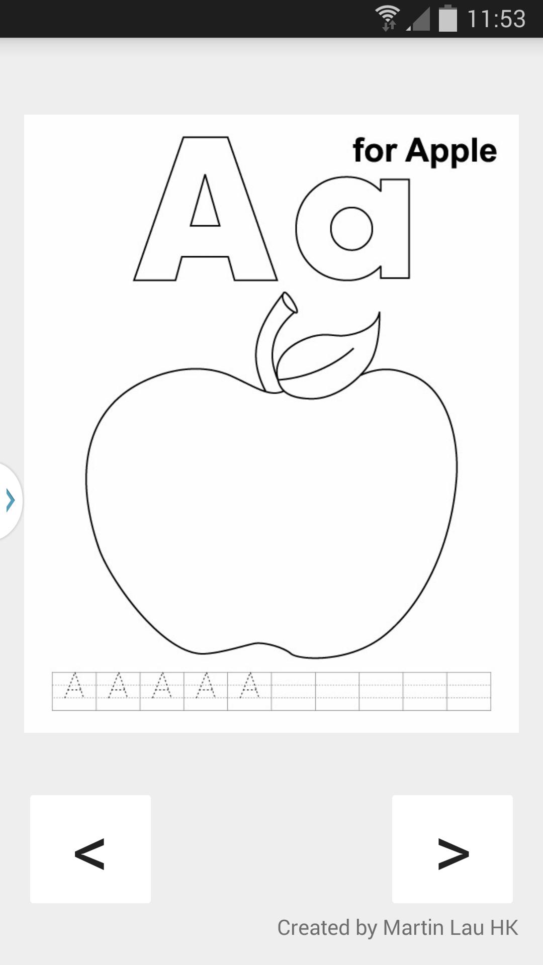 Apple раскраска