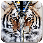 Tiger Zipper Lock أيقونة