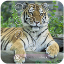 Tiger Keypad Screen Lock Skin APK