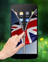 UK Flag Passcode Zipper Lock تصوير الشاشة 3