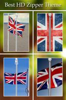 UK Flag Passcode Zipper Lock постер