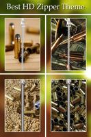 Bullet Passcode Zipper Lock الملصق
