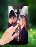 Couple Photo Zipper LockScreen ảnh chụp màn hình 2