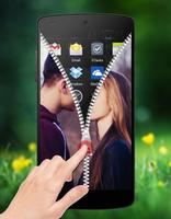 Couple Photo Zipper LockScreen تصوير الشاشة 3