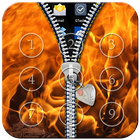 Fire Zipper Lock آئیکن