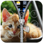 Kitty Cat Zipper Lock icône