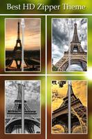 Paris Zipper Lock Affiche