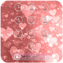 Pink Love Lock Screen Theme APK