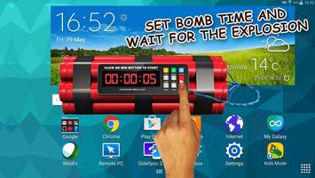 Time Bomb Broken Screen Prank imagem de tela 2