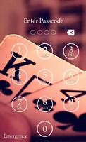 Poker Keypad Screen Lock Skin capture d'écran 1