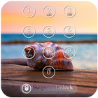 Sea Shell Keypad Lock Screen icono