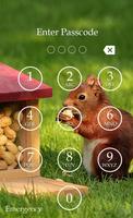 Squirrel Keypad Lock Screen captura de pantalla 3