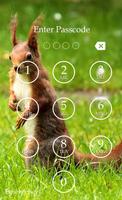 Squirrel Keypad Lock Screen اسکرین شاٹ 1