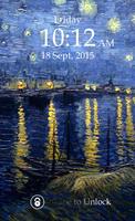 Starry Night Passcode Lock Affiche