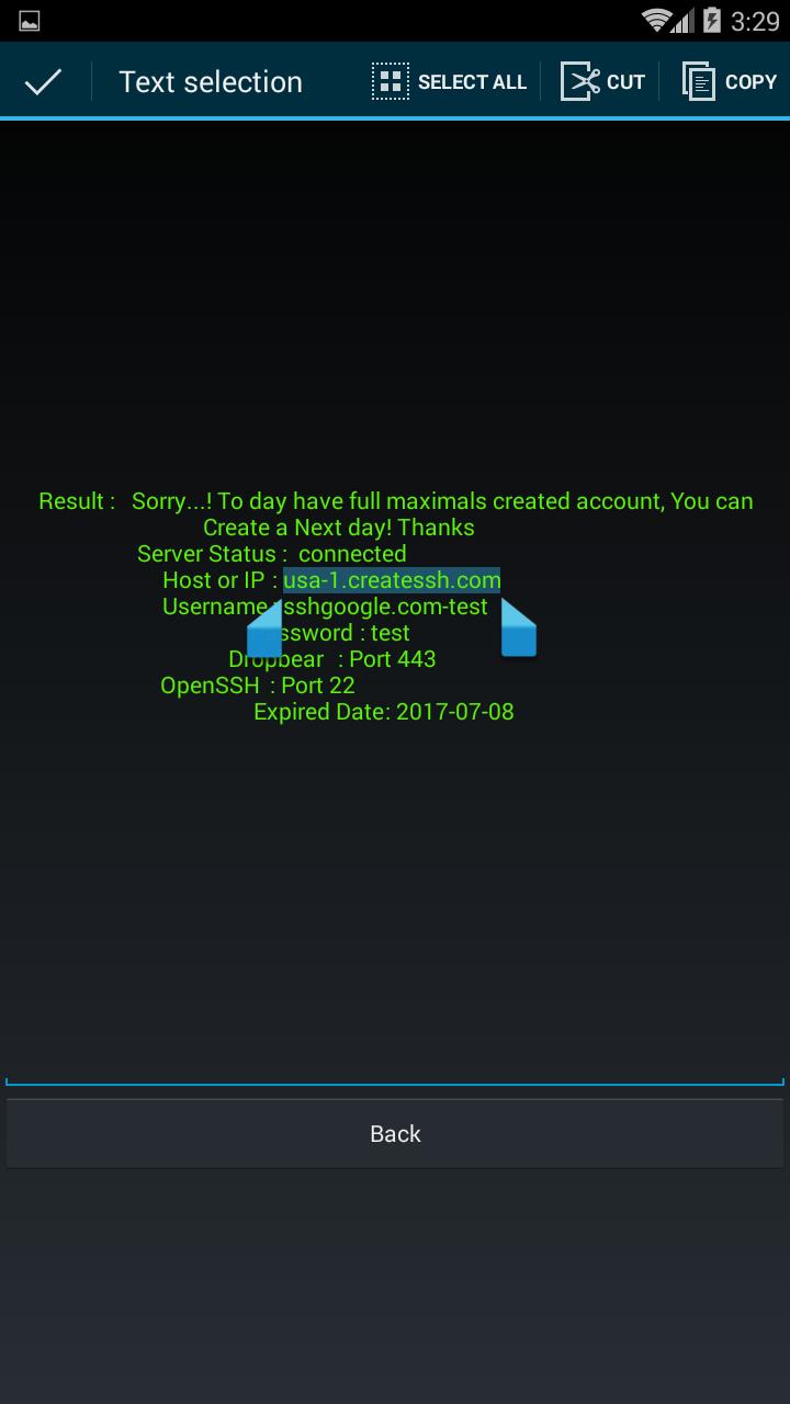 Buat SSH akun for Android - APK Download Buat SSH akun for Android - APK Download