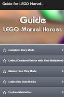 Guide for LEGO Marvel Heroes poster