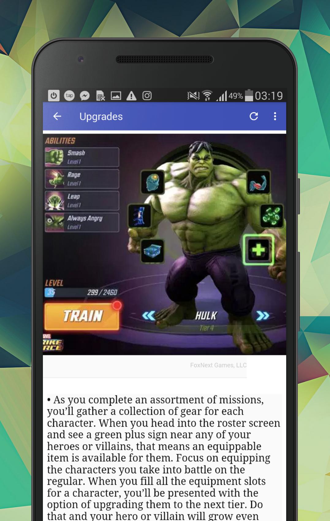 Marvel Strike Force Full Guide For Android Apk Download