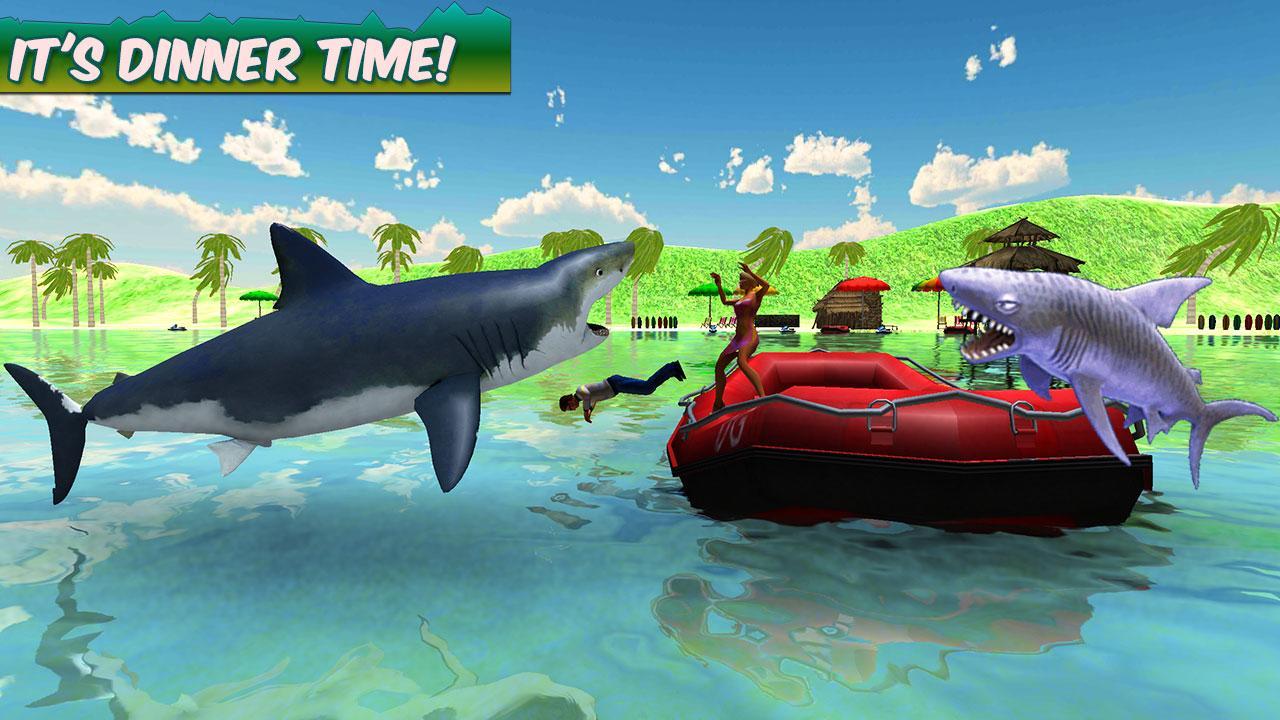 Shark Attack Humans For Android Apk Download - attacked by a giant megalodon shark roblox shark attack