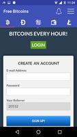 Earn Free Bitcoin poster