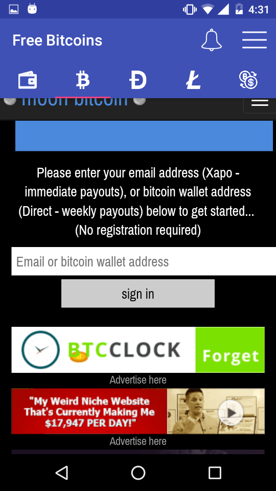 Earn Free Litecoin Bitcoin Dogecoin Every 5 Mins For Android Apk - 