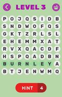 Word search for Football Clubs capture d'écran 2