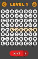 Word Search ~ UK Cities poster