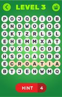 Word Search for Countries of the World capture d'écran 2