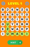 Word Search - Naruto Affiche