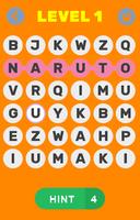Poster Find the Naruto character