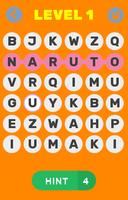 Find the Naruto character Affiche