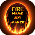 ikon Fire Name Art Text Maker
