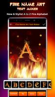 Fire Name Art Text Maker اسکرین شاٹ 1