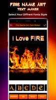 Fire Name Art Text Maker screenshot 2
