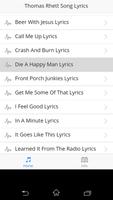 Thomas Rhett Song Lyrics 스크린샷 1