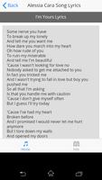 Alessia Cara Song Lyrics 스크린샷 3