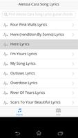 Alessia Cara Song Lyrics screenshot 1