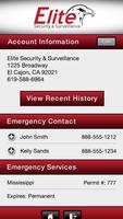 Elite Security Alarm App screenshot 2