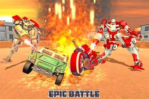 Demolition Derby Future Robot Bike Wars screenshot 1