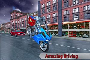 Moto Robot Pizza Delivery 3D captura de pantalla 2