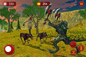 Angry Lizardman Vs Ultimate Beast Monsters تصوير الشاشة 1