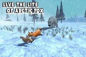 Arctic fox simulator 3d Cartaz