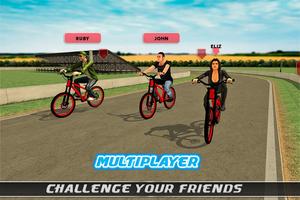 BMX Bicycle Racing Multiplayer poster