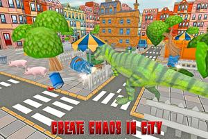 Dinosaur Rampage: City Battle plakat