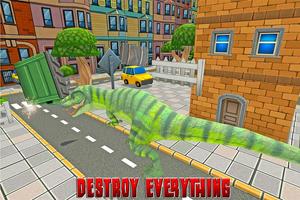 Dinosaur Rampage: City Battle capture d'écran 2